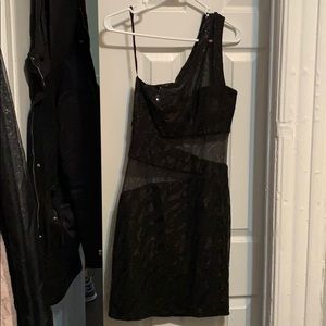 Black cocktail dress